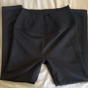 aerie Chocolate Brown High-Waist Ribbed Leggings